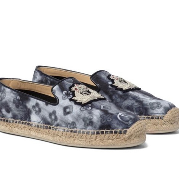 Christian Louboutin Shoes - Christian Louboutin Nanou Orlanto Donna Flat Espadrilles Navy Sz 38 = 8